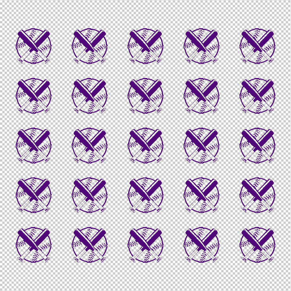 Baseball Award Decals, ¾”
