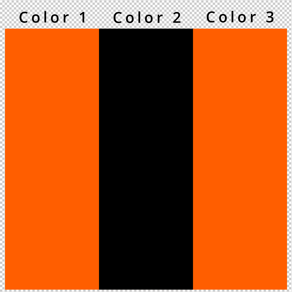 Multi-Color Helmet Stripes