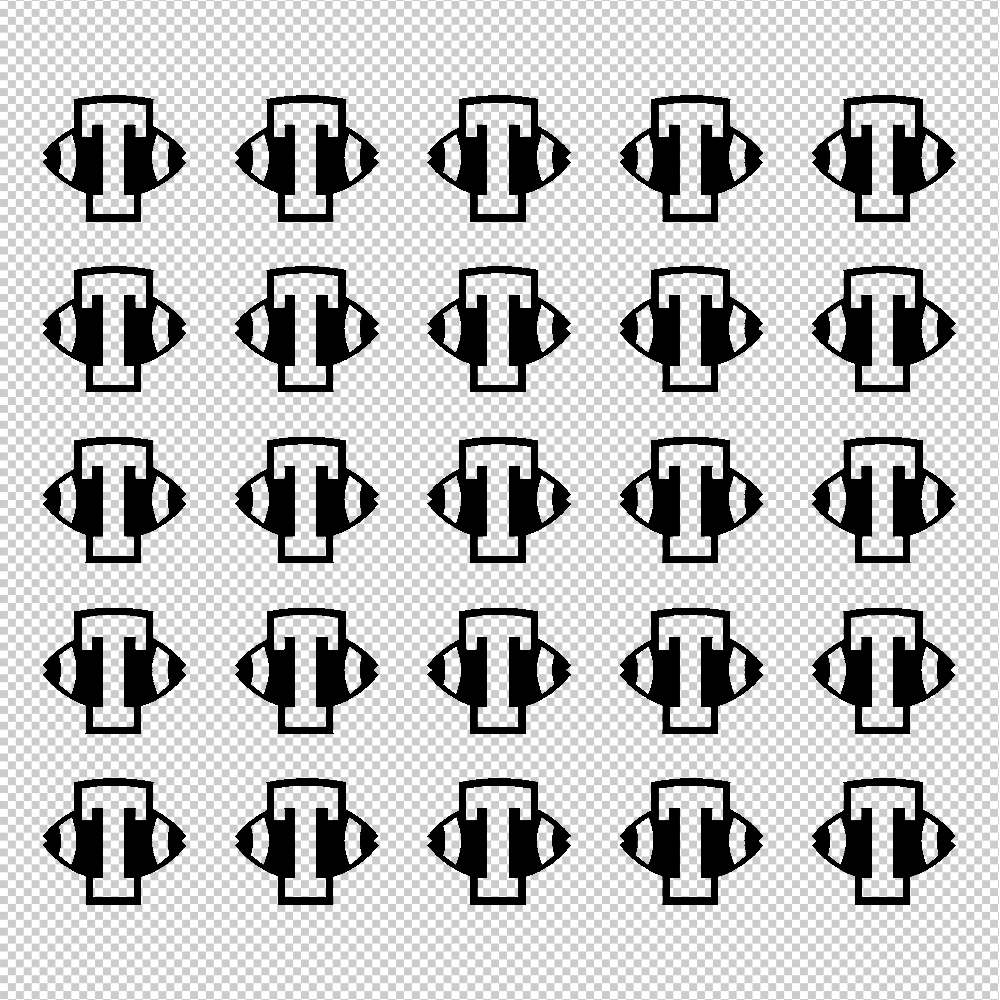 Football Award Decals, ¾”