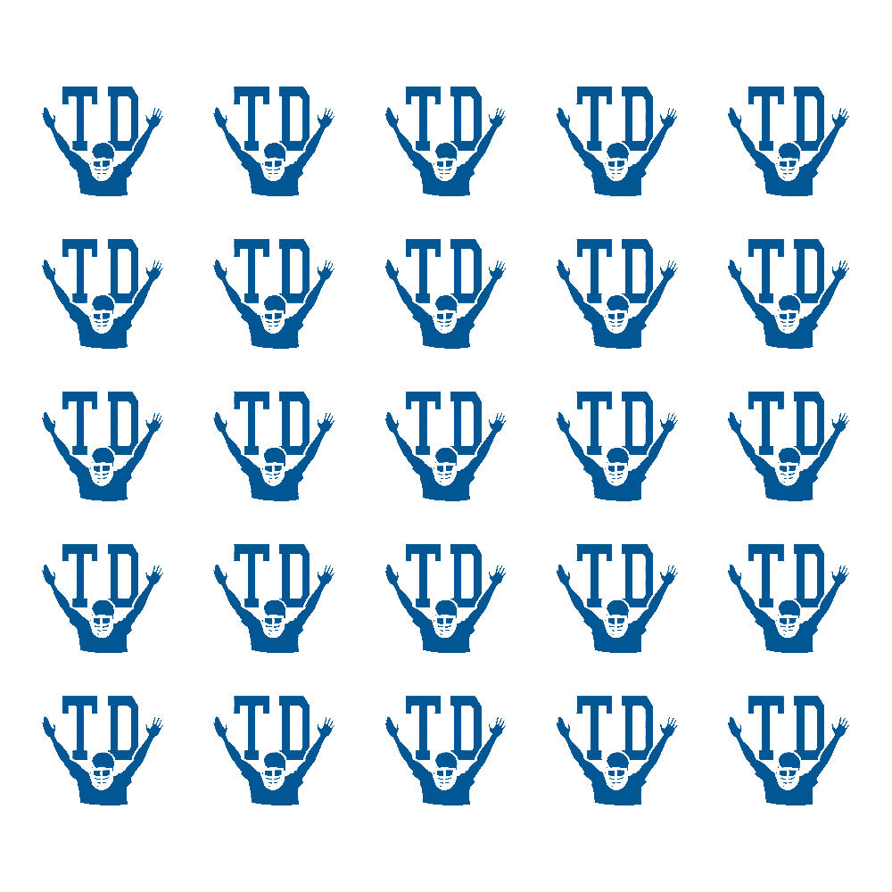 Football Award Decals, ¾”