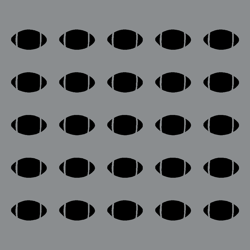 Football Award Decals, 1½"