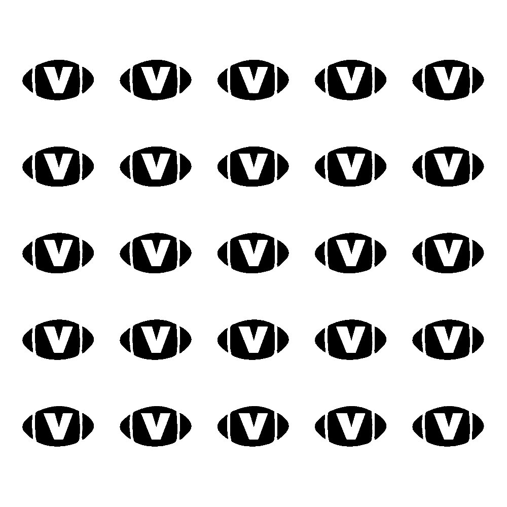 Football Award Decals, 1½"