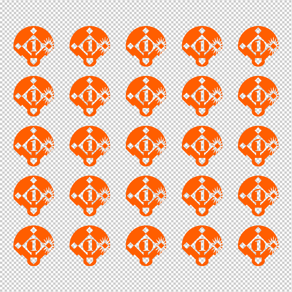 Baseball Award Decals, ¾”