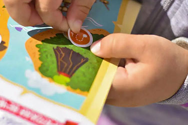 make stickers sticky