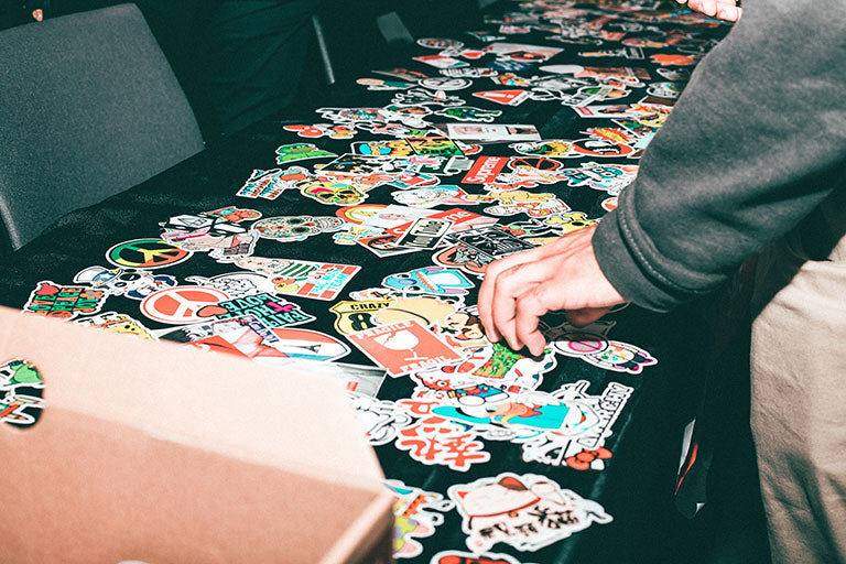 stickers decals surface adhesive
