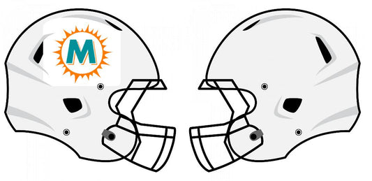 Metallic Flake Helmet Decals