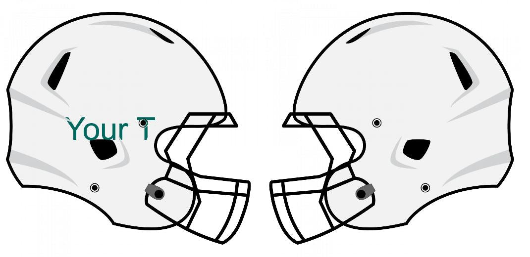 Chrome Extreme Oversized Helmet Decals