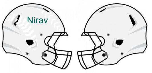 Chrome Extreme Oversized Helmet Decals