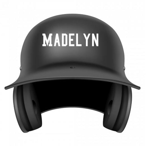 Batter&#39;s Helmet Decals