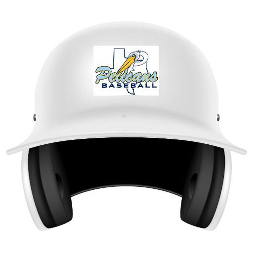 Chrome Batter&#39;s Helmet Decals