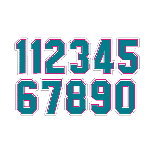 Number Decals - Cut to Shape