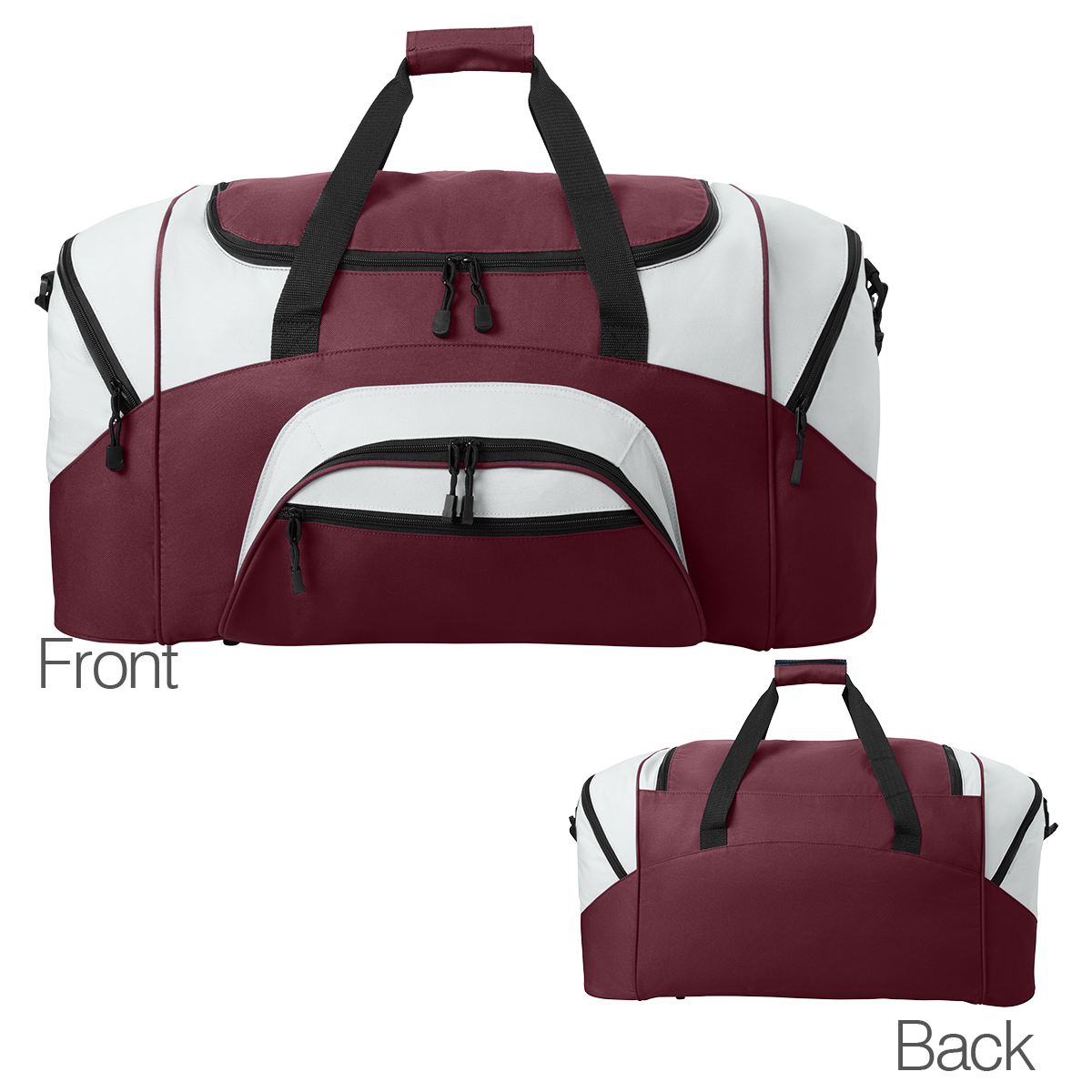 Maroon / Grey