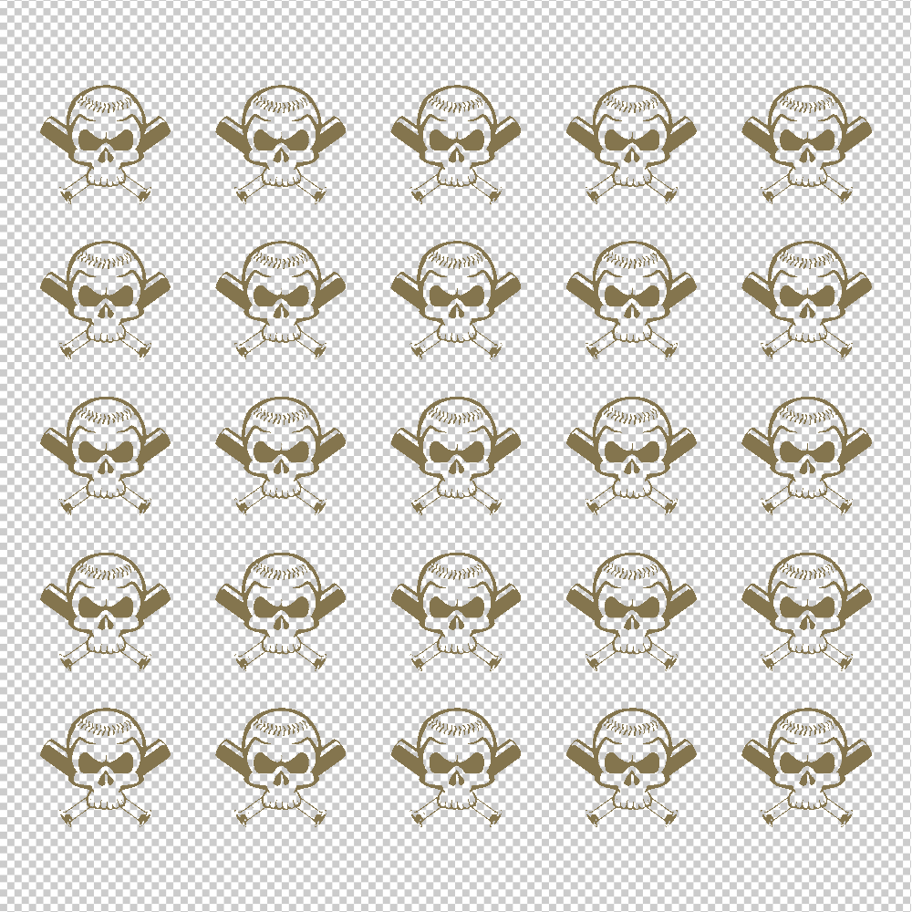 Baseball Award Decals, ¾”