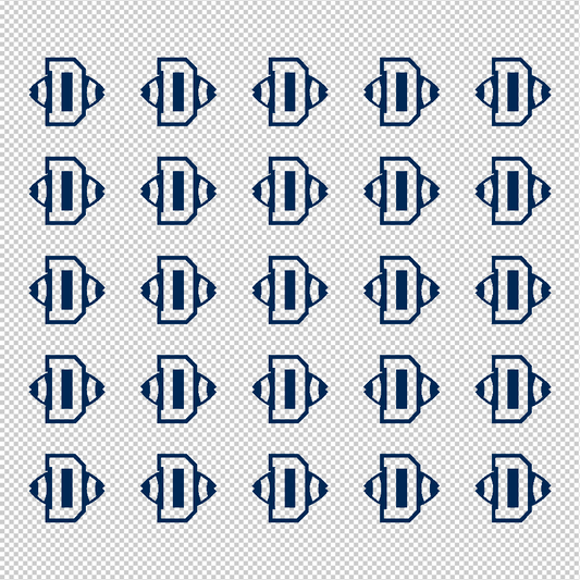 Football Award Decals, ¾”