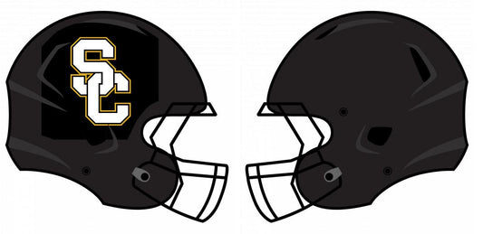 Chrome Oversized Helmet Decals