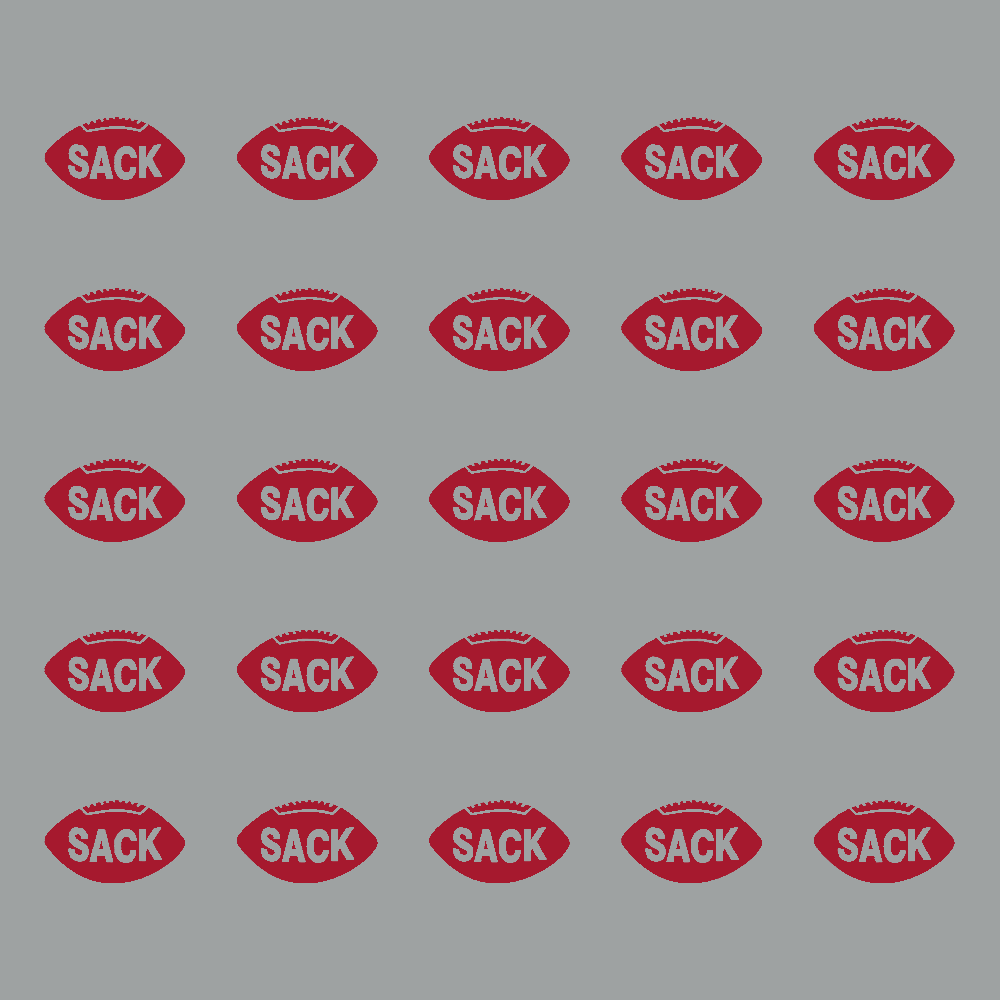 Football Award Decals, ¾”