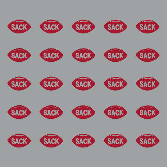 Football Award Decals, ¾”