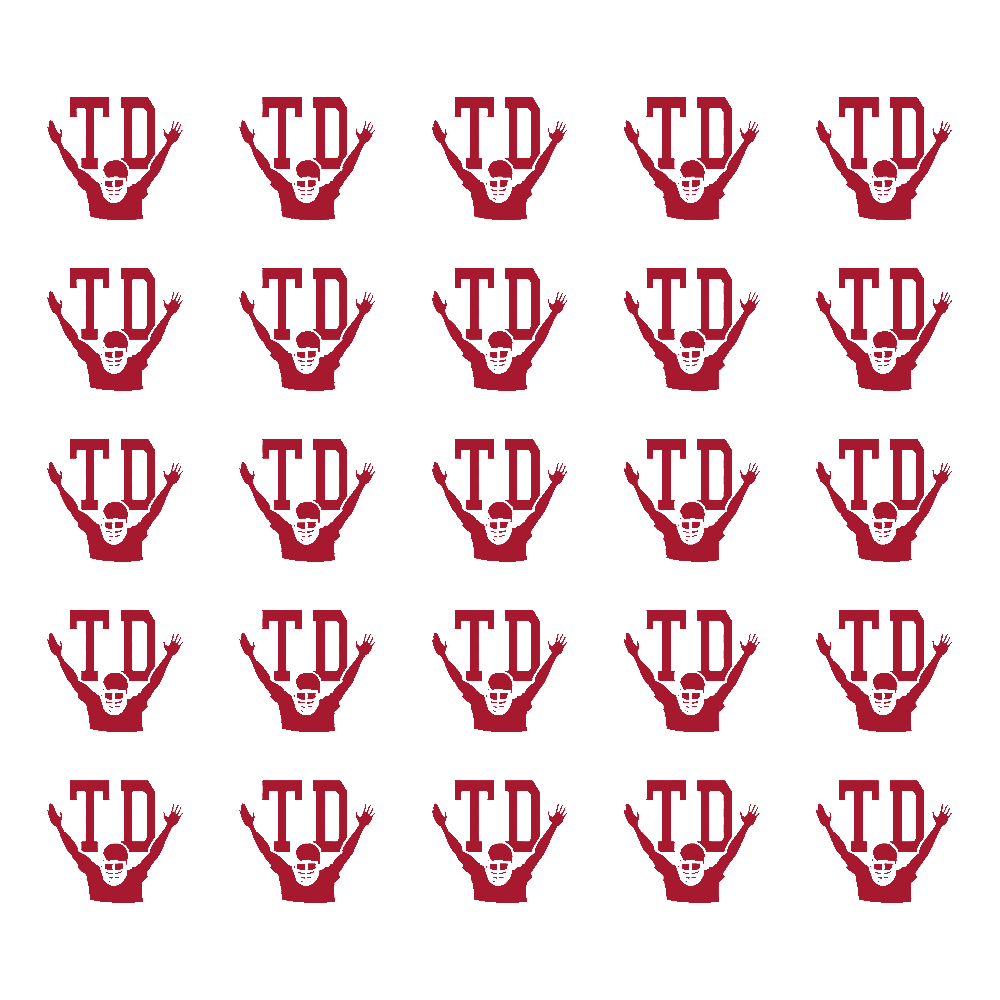 Football Award Decals, ¾”