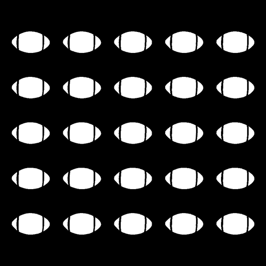 Football Award Decals, 1½"