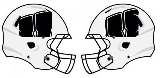 Metallic Flake Helmet Decals