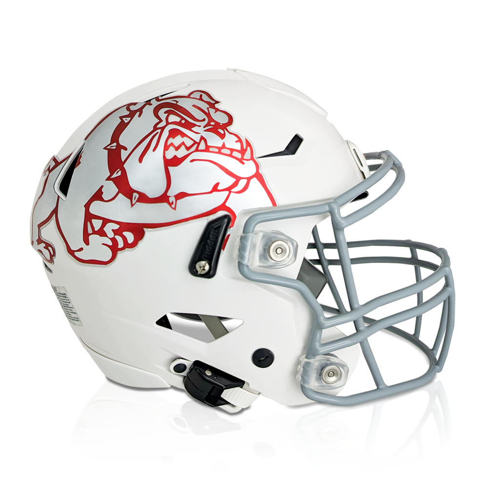 Chrome Oversized Helmet Decals