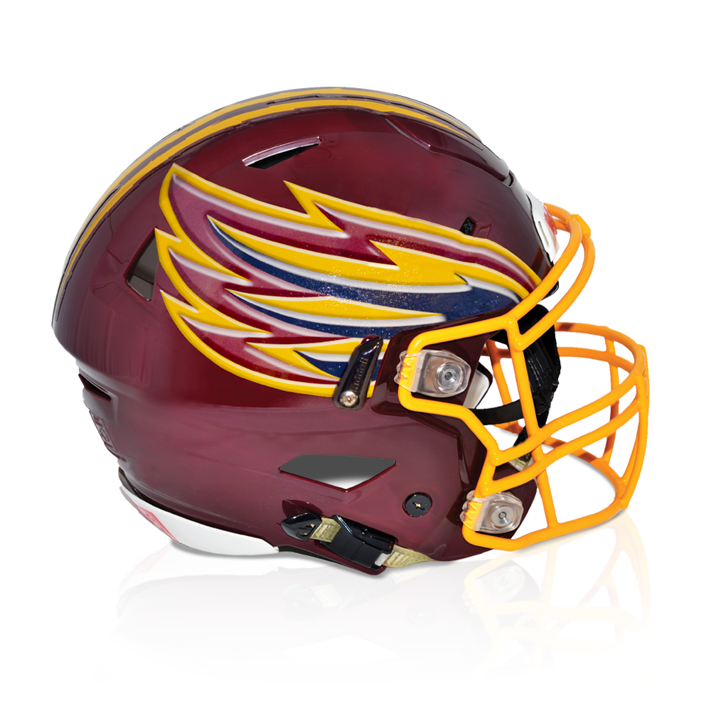 Metallic Flake Extreme Oversized Helmet Decals