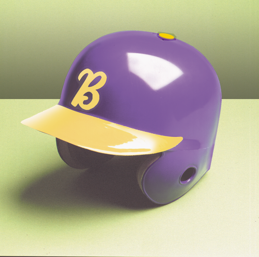 Batter's Helmet Mock Button